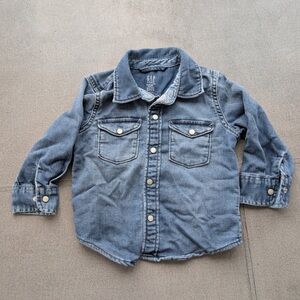GAP Blue Denim Shirt